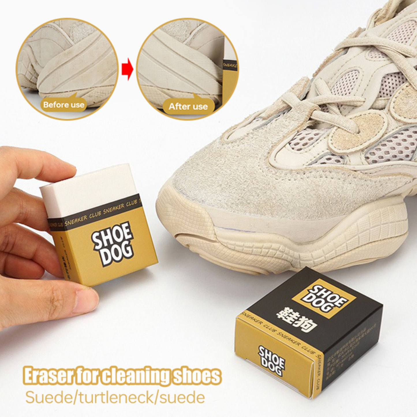Goma Borrador limpiador de zapatillas