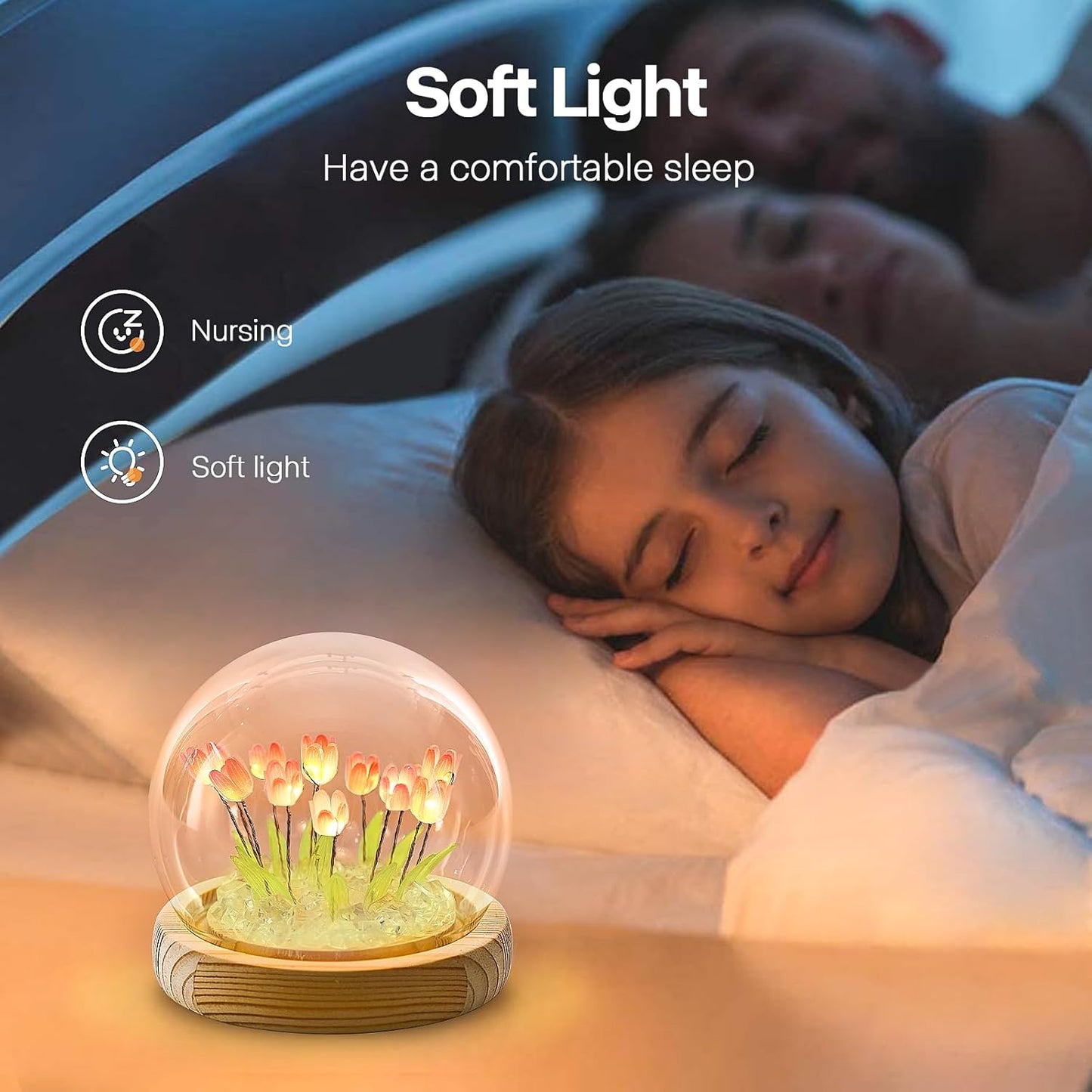 Lámpara LED Esfera de Tulipanes